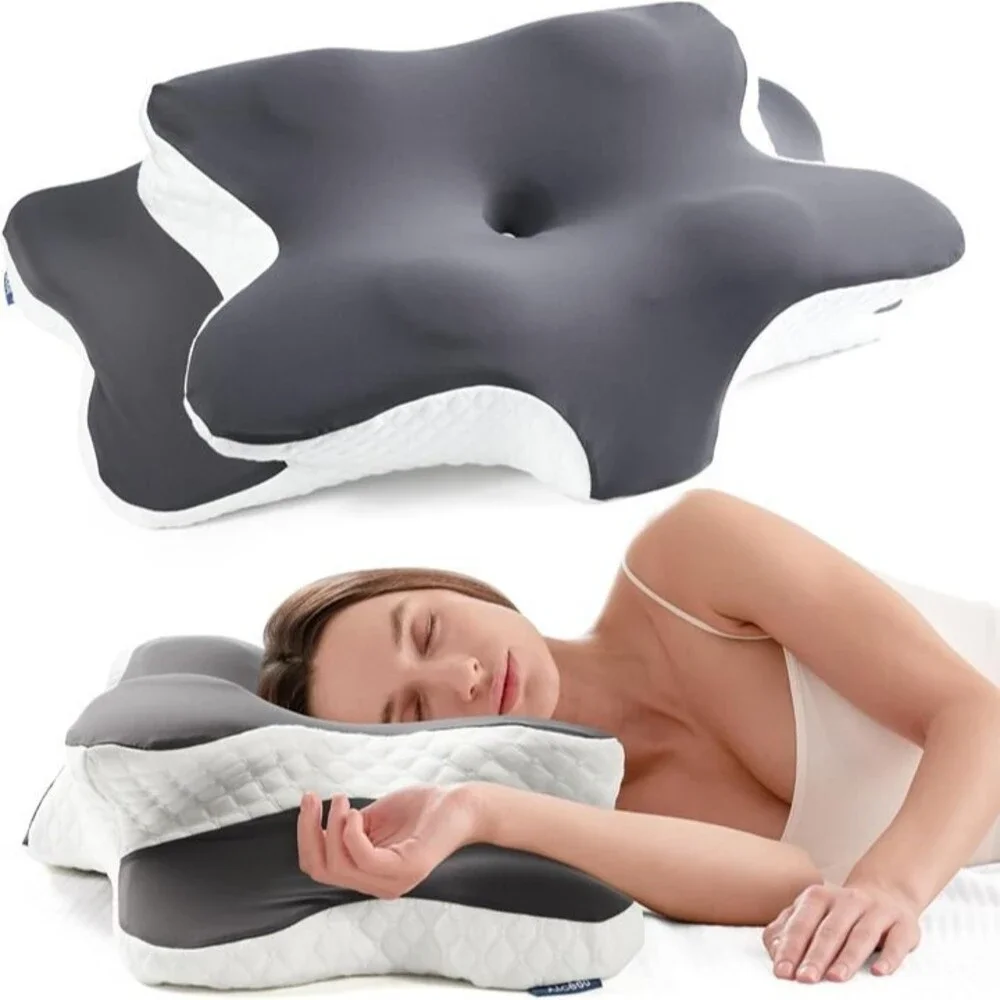 Cervical Memory Foam Pillow for Neck and Shoulder Pain Relief, 16 x 26 in